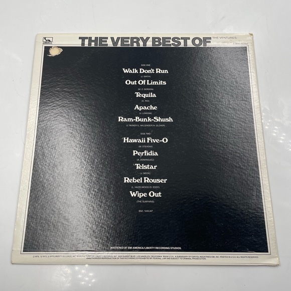 The Very Best Of The Ventures" vinyl - Picture 2 of 4